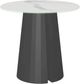Amisco Customizable Gemma 40" Round Counter Height Pub Table with 0.5" Italian Porcelain on Glass Top-0