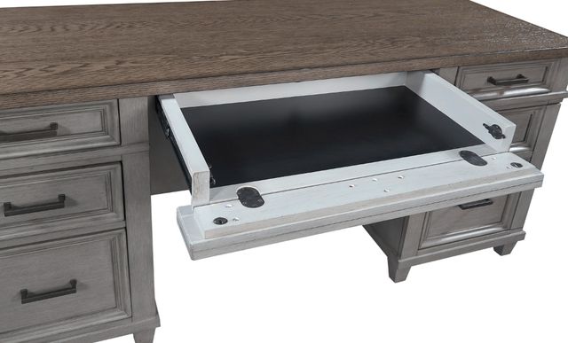 aspenhome® Caraway Aged Slate Credenza Desk-3