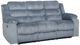 New Classic® Home Furnishings Willow Gray Manual Dual Reclining Sofa-0