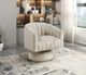 Homelegance® Bristol Taupe Swivel Chair-1