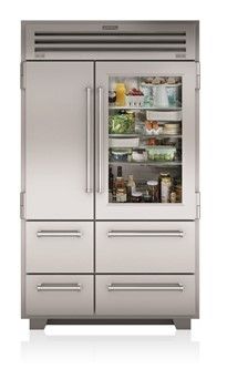 Front view of the Sub-Zero® PRO 30.4 Cu. Ft. Stainless Steel High Altitude Refrigerator