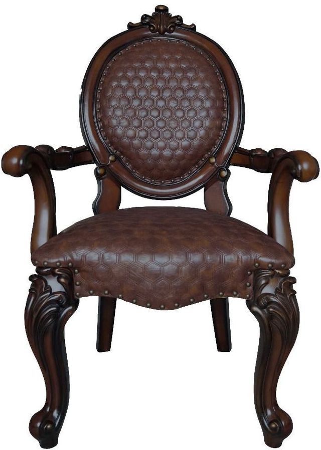 ACME Furniture Versailles Cherry Dining Arm Chair-2