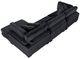 Homelegance® Traverse 3-Piece Black Modular Sectional with Reversible Chaise-4