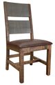 International Furniture Direct Antique Brown Side Chair-0
