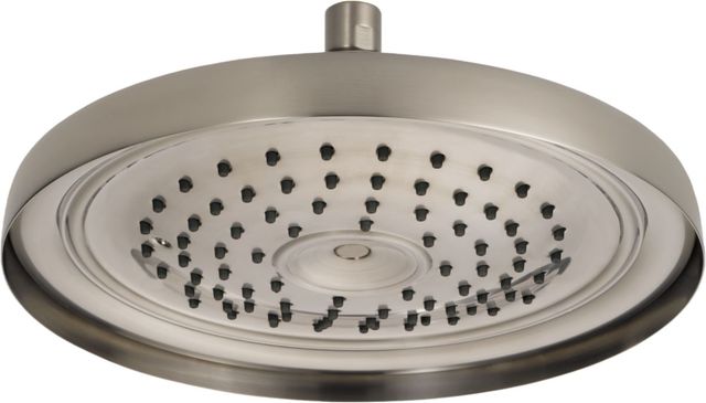 Brizo Essential™ Brilliance® Luxe Nickel® 11" Classic Round Single-Function Raincan Shower Head-0