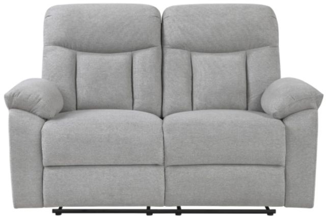 Homelegance® Jules Gray Double Manual Reclining Loveseat-2