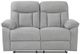 Homelegance® Jules Gray Double Manual Reclining Loveseat-2