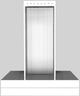 Vent-A-Hood® K Series 30" White Contemporary Wall Mounted Range Hood-4