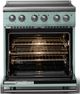Viking® 5 Series 30" Splash Pro Style Electric Range with Polished Chrome Trim-1