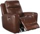 Signature Design by Ashley® Momentum Moves Mahogany Power Recliner with Adjustable Headrest-3