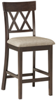Homelegance® Balin 5-Piece Dark Brown Counter Height Table Set-3