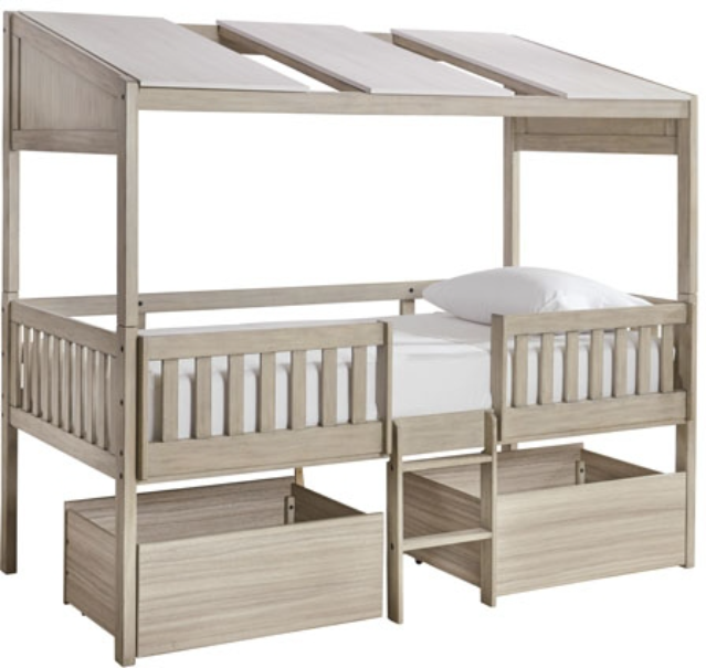 Ashley loft bed with storage hotsell