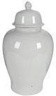 A & B Home White Ginger Jar-0