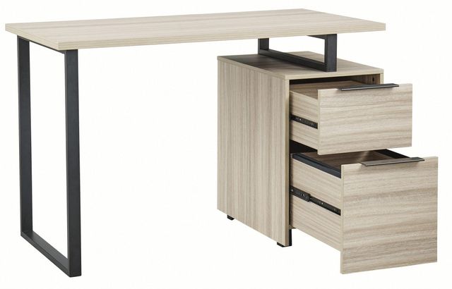 Signature Design by Ashley® Waylowe Black/Natural 48" Office Desk-2