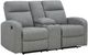 Signature Design by Ashley® Gauntlet Sterling Manual Reclining Loveseat-0