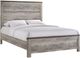 Elements International Millers Cover Gray Full Panel Bed-0