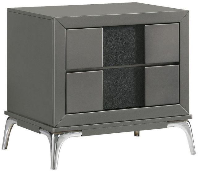 New Classic® Home Furnishings Nocturne Slate Gray Nightstand-0