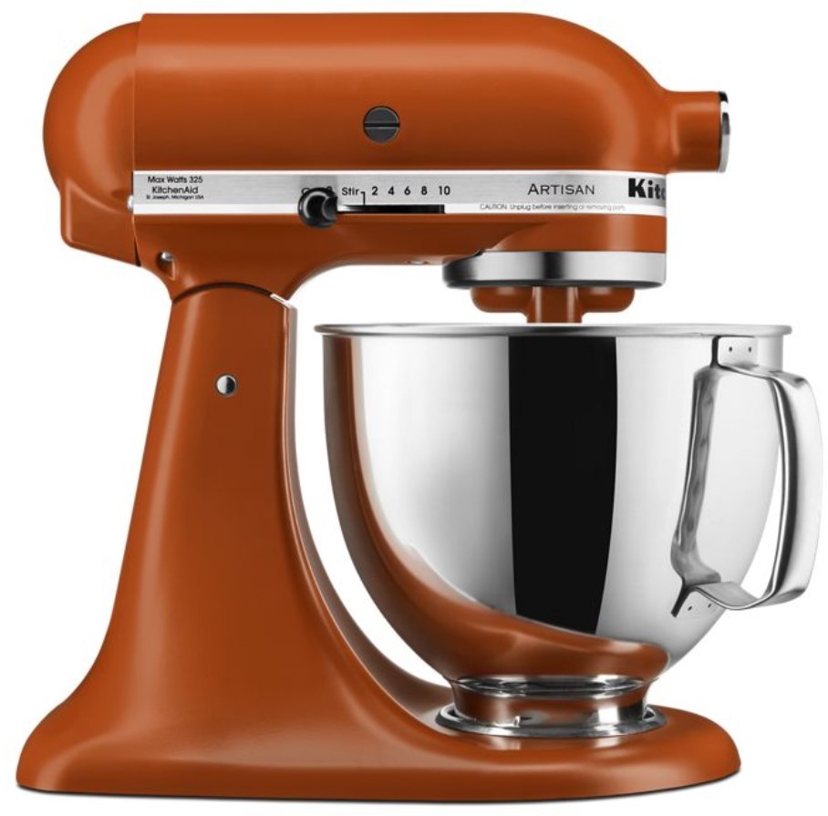 KitchenAid Artisan Series 5 Quart Scorched Orange Stand Mixer MVB Appliance Mattress Ocala and Leesburgh FL