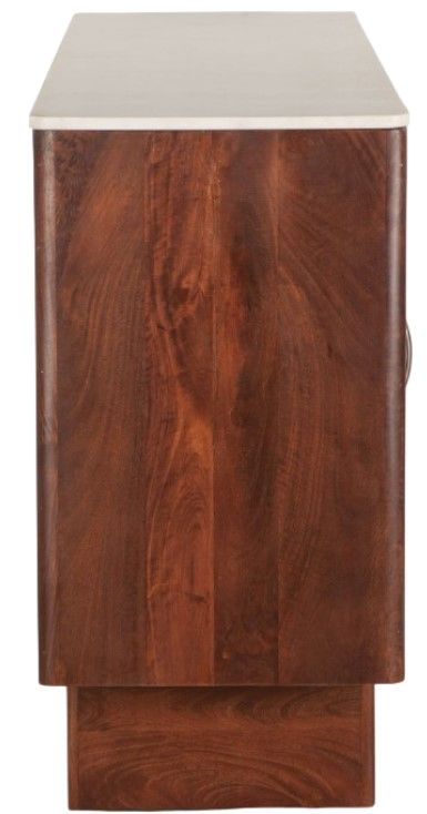 Home Trends & Design Amalfi Vintage Brown/White Sideboard-2