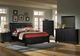 Vaughan-Bassett Reflections Ebony Queen Sleigh Storage Bed-3