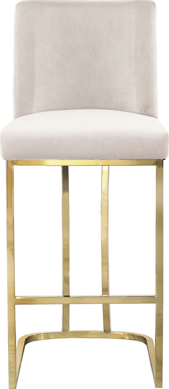 Meridian Furniture Heidi Cream Counter Stool-1