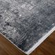 Feizy Cadiz Black/Charcoal 4' x 7' Rug-2