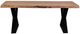 Porter International Designs Manzanita Natural Coffee Table with Black Metal Base-1