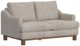 International Furniture Direct Olimpia Gray Loveseat-0