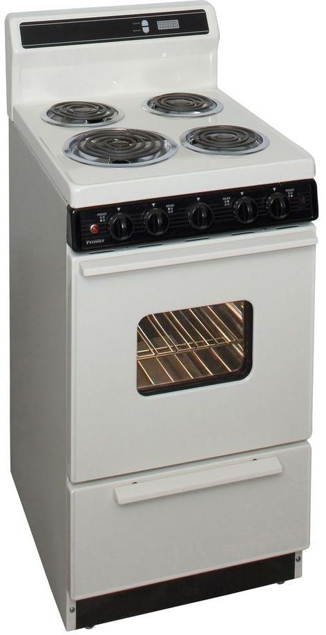 Premier 20" Biscuit Freestanding Electric Range-2