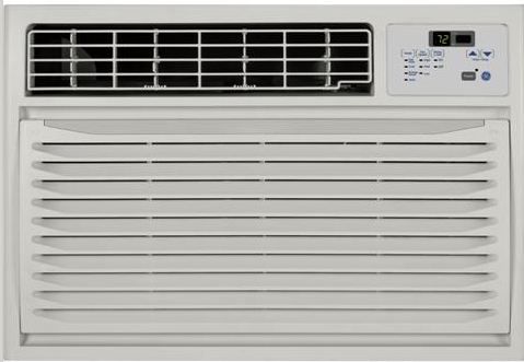 GE 230 Volt Electronic Room Air Conditioner-Gray-0