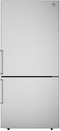 Bertazzoni 31 in. 17.8 Cu. Ft. Stainless Steel Counter Depth Bottom Freezer Refrigerator