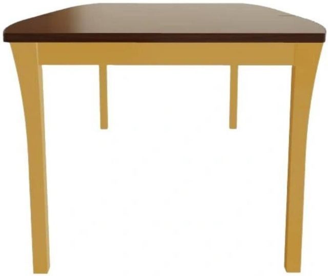 Mavin Customizable 42" x 66" Boat Extendable Dining Table with 18" Leaf-2