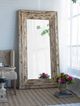A & B Home Antique White Rectangle Floor Mirror-5