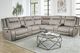 Parker House® Blake 7-Piece Desert Taupe Manual Reclining Curved Sectional-1