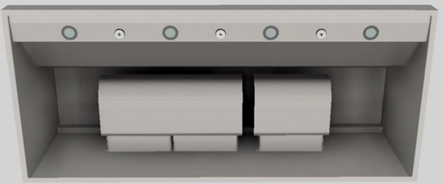 Vent-A-Hood® 54" Stainless Steel Wall Mounted Range Hood-3