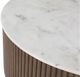 Fairfield® Dimitri Kafe/White Cocktail Table with Aged Gold Base-2