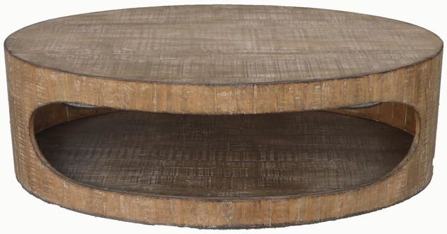 Nest Home Collections Brook Antique Natural Coffee Table-2