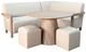 Sunny Designs™ Gibson 2-Piece Wheat Breakfast Nook Sofa Bench Set-2