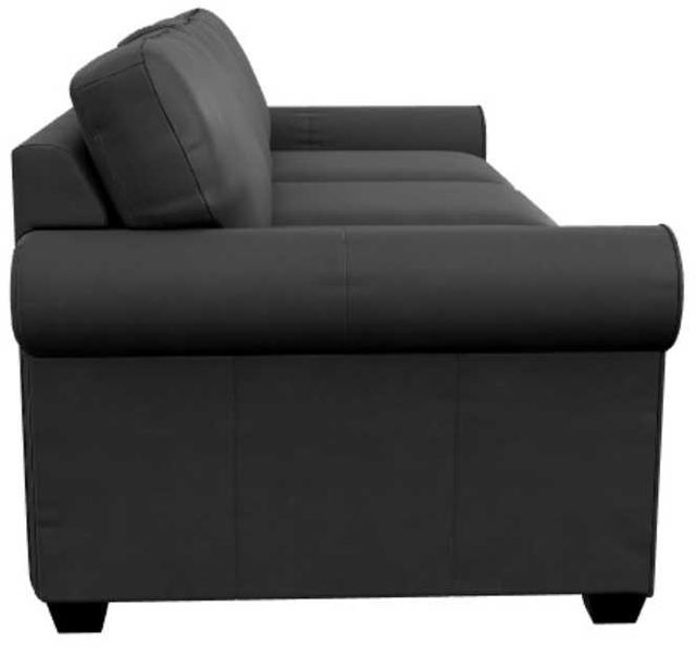 La-Z-Boy® Olson Navy Leather Queen Sleeper Sofa-3