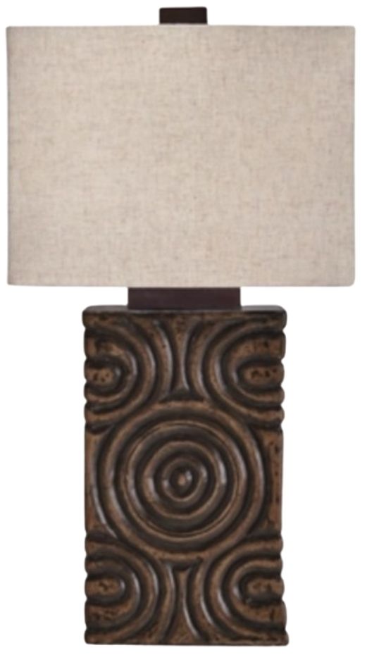 Signature Design by Ashley® Heathbury Antique Brown Table Lamp-0