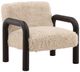Dovetail Furniture Johnson Dark Brown/Sand Occasional Chair-0