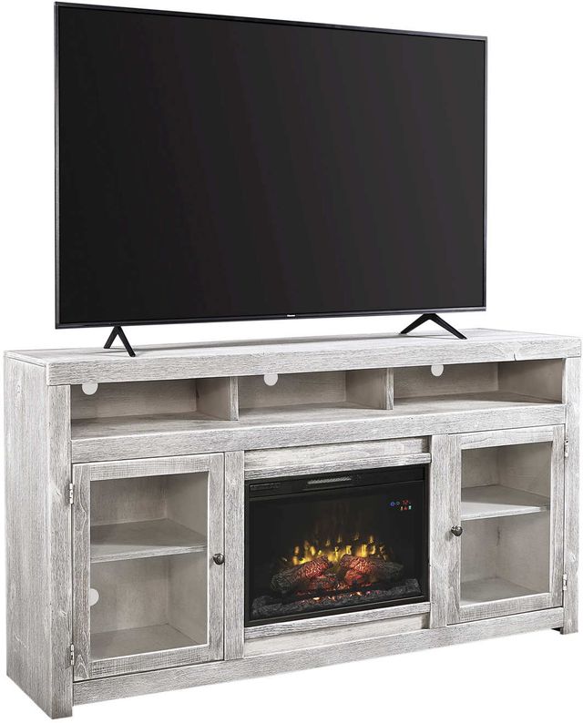 Aspenhome® Avery Loft Limestone Highboy Fireplace Console-0