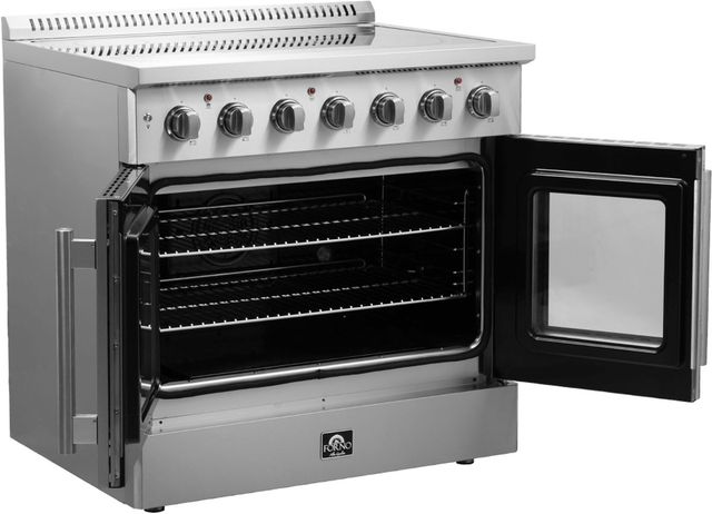 FORNO® Galiano 36" Stainless Steel Pro Style Electric Range-1