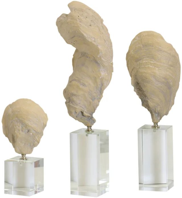Stylecraft Norman Wyatt Home 3-Piece Natural/Silver Decorative Object Set-1