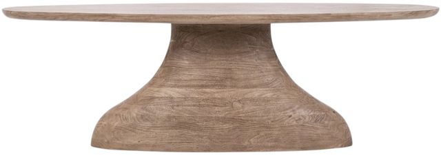 Classic Home Amra Sandstone Greige Oval Dining Table-2