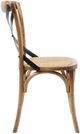 Forty West Brody Medium Brown X-Back Side Chair-3