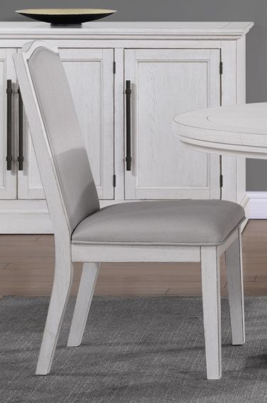 Steve Silver Co. Warren Gray/White Dining Side Chair-1