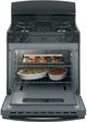 GE® 30" Black Freestanding Gas Range-3
