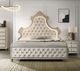 ACME Furniture Lucienne Beige Eastern King Panel Bed-3