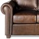 Campio Furniture Legacy Leather Bloor Dark Brown Sofa-1